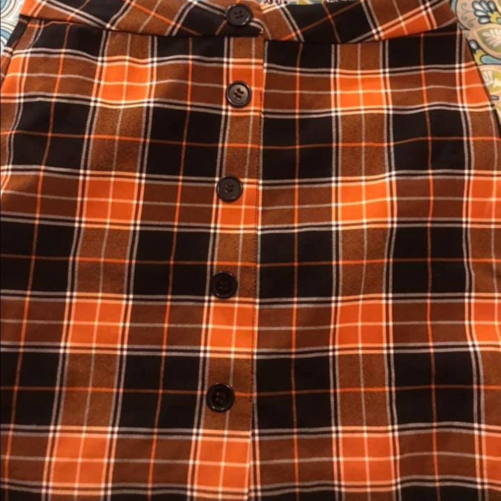 Plaid skirt